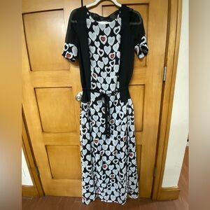 Perfect heart! Authentic Emporio Armani semi-sheer dress